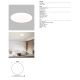 Plafoniere - Plafoniera LED SLIM CCT II 50W, 46CM CCT 3000-4000-6500K