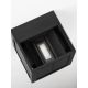 Aplice - Aplica LED exterior iluminat arhitectural IP65 CONOR negru