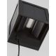 Aplice - Aplica LED exterior iluminat arhitectural IP65 CONOR negru