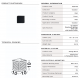 Aplice - Aplica LED exterior iluminat arhitectural IP65 CONOR negru