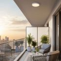Plafoniera LED CCT exterior IP65 ORLUX alb
