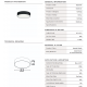 Plafoniere - Plafoniera LED CCT exterior IP65 ORLUX negru 22cm