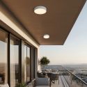 Plafoniera LED CCT exterior IP65 ORLUX alb 22cm