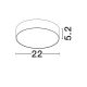 Plafoniere - Plafoniera LED CCT exterior IP65 ORLUX alb 22cm