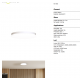 Plafoniere - Plafoniera LED 30W, diametru 40cm, TURIN CCT II
