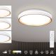 Plafoniere - Plafoniera LED cu telecomanda 55W, diametru 48cm, VERONA II CCT alb/auriu