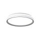 Plafoniere - Plafoniera LED cu telecomanda 55W, diametru 48cm, VERONA II CCT alb/gri