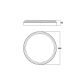 Plafoniere - Plafoniera LED cu telecomanda 55W, diametru 48cm, VERONA II CCT alb/gri
