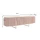 Comode - Comoda TV design retro Gatsby 160cm Mango/ travertin