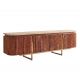 Comode - Comoda TV design retro Gatsby 160cm Mango/ travertin