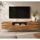 Comode - Comoda TV suspendata Relief 200cm, lemn de salcam