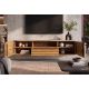 Comode - Comoda TV suspendata Relief 200cm, lemn de salcam