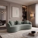 Canapea semicirculara, Tesatura Boucle, Salvie, ATELIER 230cm