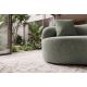 Canapele - Canapea semicirculara, Tesatura Boucle, Salvie, ATELIER 230cm