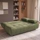 Canapele - Canapea extensibila, chenille verde, ELYPSE 200cm