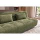 Canapele - Canapea extensibila, chenille verde, ELYPSE 200cm