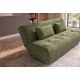 Canapele - Canapea extensibila, chenille verde, ELYPSE 200cm