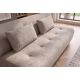 Canapele - Canapea extensibila, chenille greige, ELYPSE 200cm