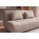 Canapele - Canapea extensibila, chenille greige, ELYPSE 200cm