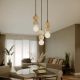 Pendule, Lustre suspendate - Lustra suspendata, lemn, marmura, sticla, Art Deco Alice
