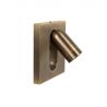 Aplica cu spot LED directionabil Bronz