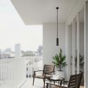 Pendul exterior IP65 aluminiu negru mat KLIPPE