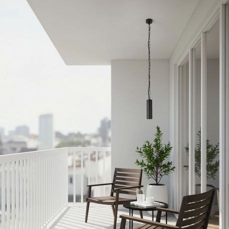 Pendule - Pendul exterior IP65 aluminiu negru mat KLIPPE