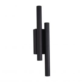 Aplice, corpuri de iluminat pentru pereti - Aplica de perete LED aluminiu negru Unique