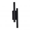 Aplica de perete LED aluminiu negru Unique