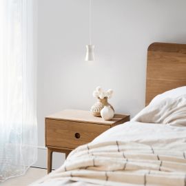 Pendule, Lustre suspendate - Pendul LED stil minimalist Pagoda alb 3000K