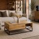 Masute Living - Masuta Makassar Function 110cm lemn de mango