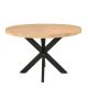 Masa rounda design industrial vintage Infinity Home 120cm Mango