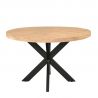Masa rounda design industrial vintage Infinity Home 120cm Mango