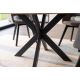 Mese dining - Masa rounda design industrial vintage Infinity Home 120cm Mango