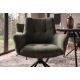 Seturi scaune, HoReCa - Set de 2 scaune pivotante SIGNATURE catifea verde muschi