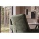 Seturi scaune, HoReCa - Set de 2 scaune pivotante SIGNATURE catifea verde muschi