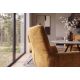 Seturi scaune, HoReCa - Set de 2 scaune pivotante SIGNATURE catifea galben mustar