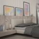 Aplice cu Spot - Aplica cu reader LED stil minimalist Prea Nickel Satin