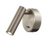 Aplica cu reader LED stil minimalist Prea Nickel Satin