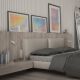 Aplice cu Spot - Aplica cu reader LED stil minimalist Prea Nickel Satin