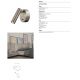 Aplice cu Spot - Aplica cu reader LED stil minimalist Prea Nickel Satin