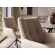 Seturi scaune, HoReCa - Set de 2 scaune pivotante SIGNATURE catifea bej