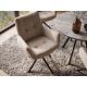 Seturi scaune, HoReCa - Set de 2 scaune pivotante SIGNATURE catifea bej