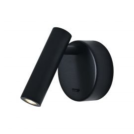 Aplice cu Spot - Aplica cu reader LED stil minimalist Prea negru