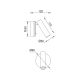 Aplice cu Spot - Aplica cu reader LED stil minimalist Prea negru