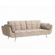 Canapele - Canapea extensibila BOUTIQUE 215cm catifea champagne beige