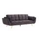 Canapele - Canapea extensibila BOUTIQUE 215cm catifea gri inchis