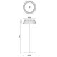 Lampi decorative si solare - Lampa LED portabila IP54 Relax alba