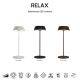 Lampi decorative si solare - Lampa LED portabila IP54 Relax corten