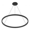 Lustra LED suspendata design circular XL RIUMAR negru